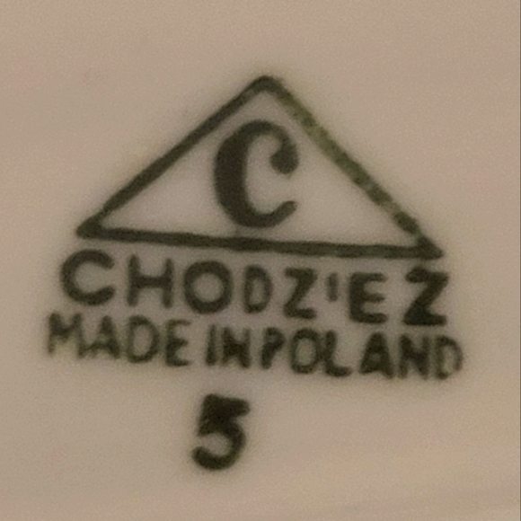 " CHODZIEZ " - Vintage - Collectible - Fine porcelain - Serving tray - POLAND - Picture 4 of 11